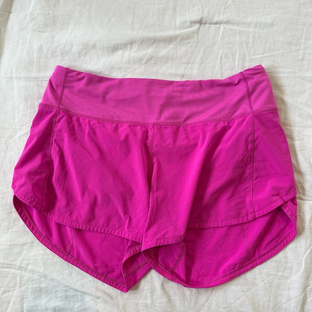 Lululemon Speed Up Mid-Rise Lined Short 4"
